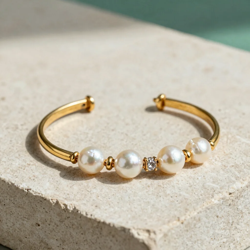 Kavya Pearl Cuff